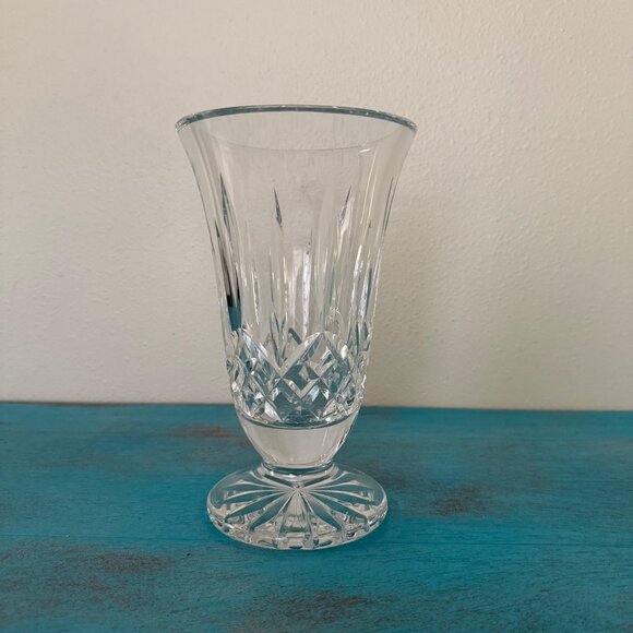 Waterford Lismore Large Crystal Vase Heavy Like New Condition - Picture 2 of 7